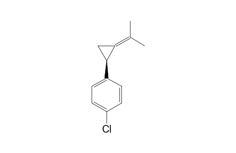 Benzene, 1-chloro-4-[(1-methylethylidene)cyclopropyl]-, (R)-