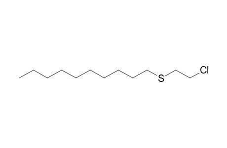 1-[(2-Chloroethyl)sulfanyl]decane