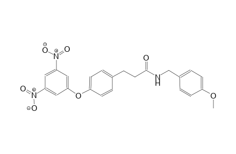 benzenepropanamide, 4-(3,5-dinitrophenoxy)-N-[(4-methoxyphenyl)methyl]-
