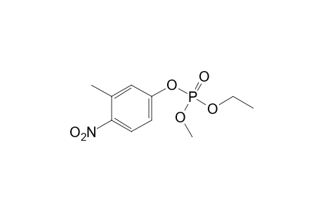 phosphoric acid, ethyl methyl 4-nitro-m-tolyl ester