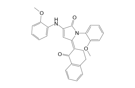 1-(2"-Methoxyphenyl)-5-(1'-oxo-1',2',3',4'-tetrahydro-2'-naphthylidene]-3-[(2'-methoxyphenyl)amino]-2,5-dihydropyrrol-2-one