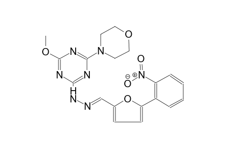 2-furancarboxaldehyde, 5-(2-nitrophenyl)-, [4-methoxy-6-(4-morpholinyl)-1,3,5-triazin-2-yl]hydrazone