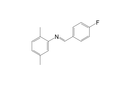 N-(p-fluorobenzylidene)-2,5-xylidine