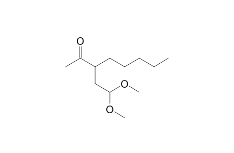 3-(2,2-Dimethoxyethyl)octan-2-one