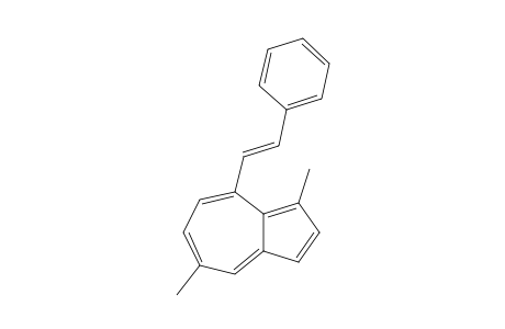 1,5-Dimethyl-8-[2'-phenylethenyl]-azulene