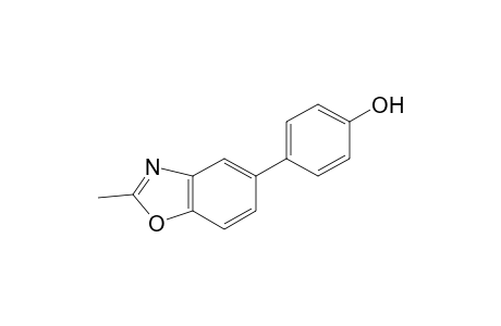 Phenol, 4-(2-methyl-5-benzoxazolyl)-