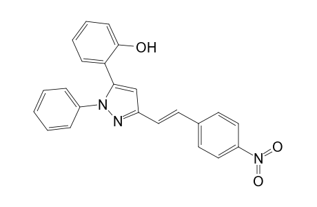 5-(2-Hydroxyphenyl)-1-phenyl-3-(4-nitrostyryl)pyrazole