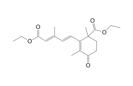3-Methyl-5-(2,6-dimethyl-3-oxo-6-ethoxycarbonylcyclohex-1-ene-1-yl)penta-2,4-dienoic acid ethyl ester(2E,4E)