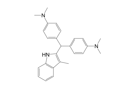 Benzenamine, 4,4'-[(3-methyl-1H-indol-2-yl)methylene]bis[N,N-dimethyl-