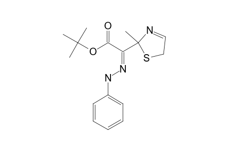 (2-(2-METHYL-2,5-DIHYDRO-1,3-THIAZOL-2-YL)-2-PHENYLHYDRAZONO-ACETIC-ACID,TERT.-BUTYLESTER