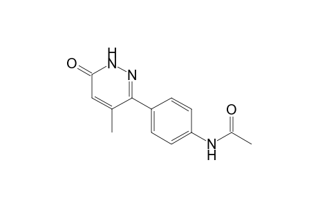 Acetamide, N-[4-(1,6-dihydro-4-methyl-6-oxo-3-pyridazinyl)phenyl]-