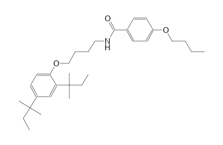 benzamide, N-[4-[2,4-bis(1,1-dimethylpropyl)phenoxy]butyl]-4-butoxy-