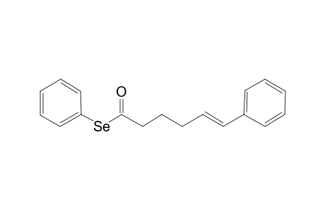 (E)-6-phenyl-5-hexeneselenoic acid Se-phenyl ester