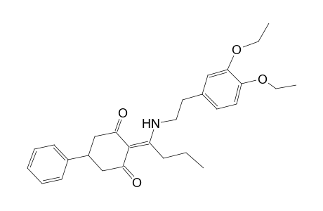 2-(1-{[2-(3,4-diethoxyphenyl)ethyl]amino}butylidene)-5-phenyl-1,3-cyclohexanedione