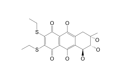 6,7-BIS-(ETHYLTHIO)-6-DEMETOXY-BOSTRYCIN