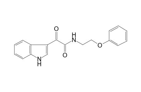 2-(1H-indol-3-yl)-2-oxo-N-(2-phenoxyethyl)acetamide
