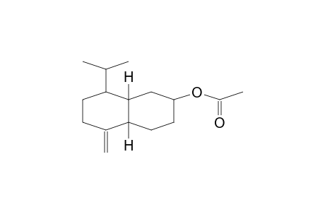 2-NAPHTHALENOL, DECAHYDRO-5-METHYLENE-8-(1-METHYLETHYL)-ACETATE