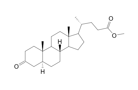 Methyl trisnor-5.alpha.-cholestan-3-on-24-oate