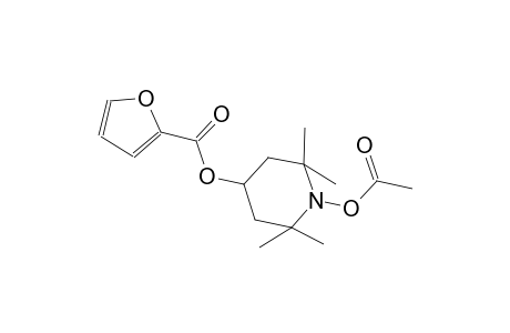 Acetic acid, 4-(2-furoyloxy)-2,2,6,6-tetramethyl-1-piperidinyl ester