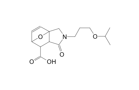 3-(3-isopropoxypropyl)-4-oxo-10-oxa-3-azatricyclo[5.2.1.0~1,5~]dec-8-ene-6-carboxylic acid