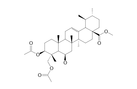 Methyl-2,23-diacetoxy-6-hydroxy-urs-12-en-28-oate