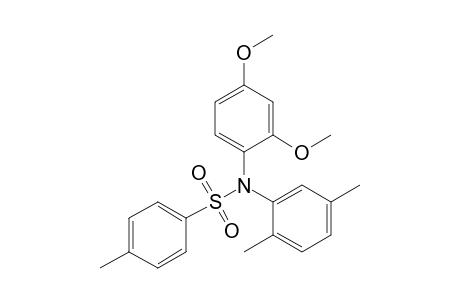N-(2,4-dimethoxyphenyl)-N-(2,5-dimethylphenyl)-4-methyl-benzenesulfonamide