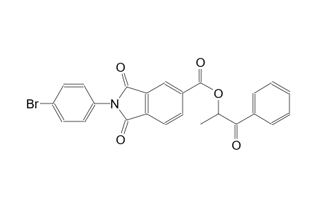 1H-isoindole-5-carboxylic acid, 2-(4-bromophenyl)-2,3-dihydro-1,3-dioxo-, 1-methyl-2-oxo-2-phenylethyl ester