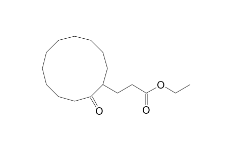 Cyclododecanepropanoic acid, 2-oxo-, ethyl ester