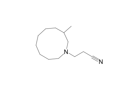 3-(3'-Methylazacyclodecan-1'-yl)propionitrile