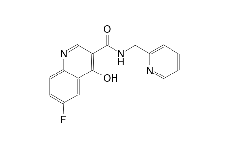 3-quinolinecarboxamide, 6-fluoro-4-hydroxy-N-(2-pyridinylmethyl)-