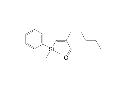 (Z)-4-(Dimethylphenylsilyl)-3-hexylbut-3-en-2-one