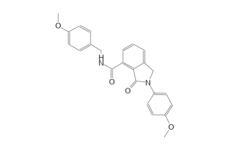 N-(4-methoxybenzyl)-2-(4-methoxyphenyl)-3-oxo-4-isoindolinecarboxamide