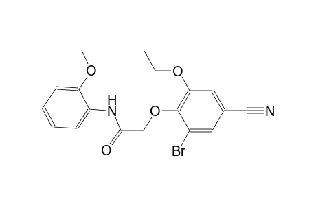 2-(2-bromo-4-cyano-6-ethoxyphenoxy)-N-(2-methoxyphenyl)acetamide