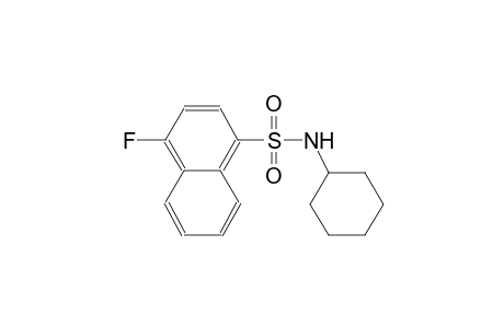 1-naphthalenesulfonamide, N-cyclohexyl-4-fluoro-
