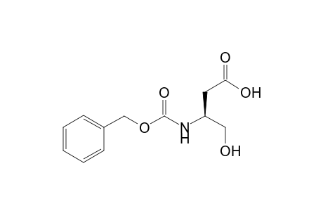 3(S)-(Benzyloxycarbonylamino)-4-hydroxybutanoic acid