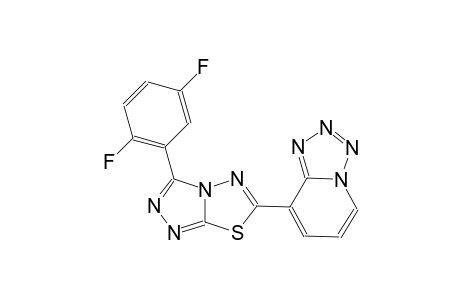 tetrazolo[1,5-a]pyridine, 8-[3-(2,5-difluorophenyl)[1,2,4]triazolo[3,4-b][1,3,4]thiadiazol-6-yl]-