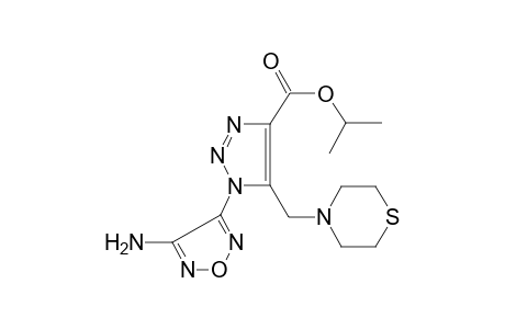 Isopropyl 1-(4-amino-1,2,5-oxadiazol-3-yl)-5-(4-thiomorpholinylmethyl)-1H-1,2,3-triazole-4-carboxylate