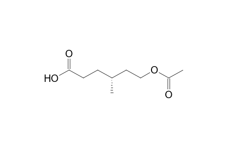 (r)-(+)-6-acetoxy-4-methylhexanoic acid