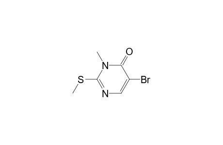 5-Bromanyl-3-methyl-2-methylsulfanyl-pyrimidin-4-one