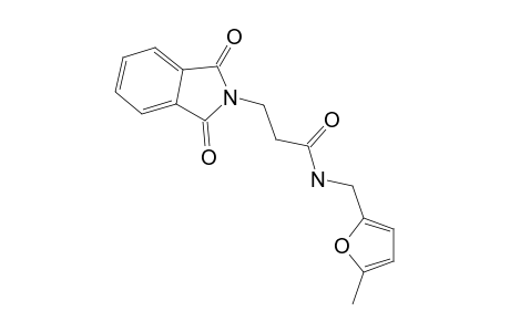 3-(1,3-Dioxoisoindol-2-yl)-N-[(5-methylfuran-2-yl)methyl]propanamide