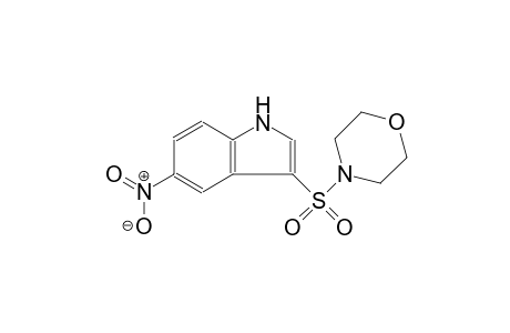 1H-indole, 3-(4-morpholinylsulfonyl)-5-nitro-