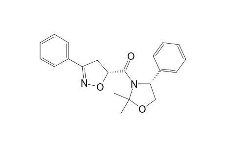[(4R)-2,2-dimethyl-4-phenyl-1,3-oxazolidin-3-yl]-[(5R)-3-phenyl-4,5-dihydro-1,2-oxazol-5-yl]methanone