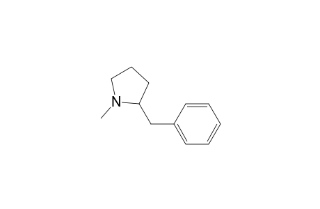 Pyrrolidine, 1-methyl-2-(phenylmethyl)-