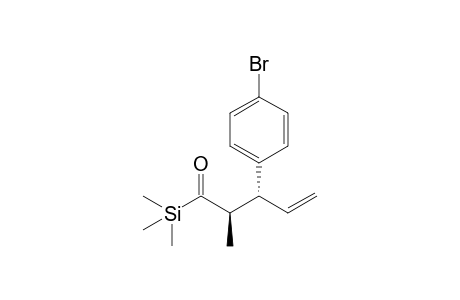 (2R,3R)-3-(4-bromophenyl)-2-methyl-1-trimethylsilyl-pent-4-en-1-one