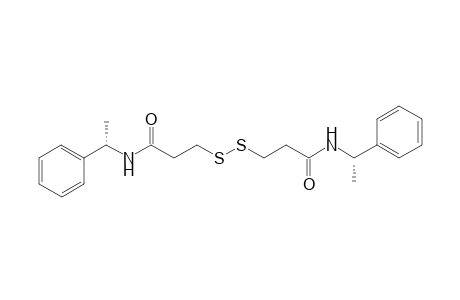 N,N-Di-(S)-.alpha.-methylbenzyl-3,3-dithiodipropionamide