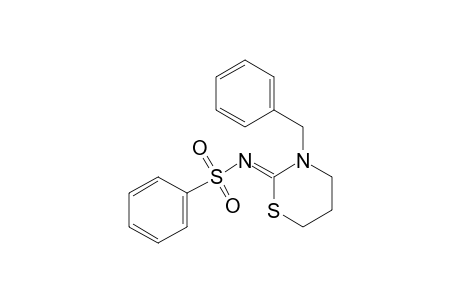 N-[3'-Benzyl-(tetrahydro)-2H-1',3'-thiazin-2'-ylidene]-benzene-sulfonamide