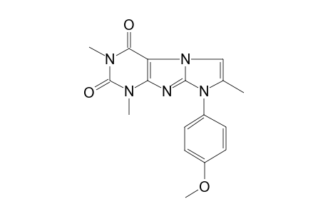 6-(4-Methoxyphenyl)-2,4,7-trimethyl-purino[7,8-a]imidazole-1,3-dione