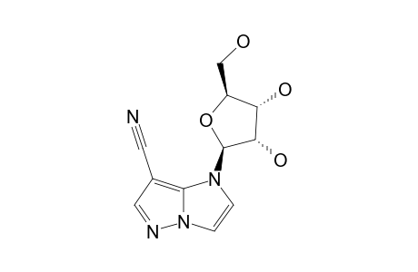 1-BETA-D-RIBOFURANOSYLIMIDAZO-[1,2-B]-PYRAZOLE-7-CARBONITRILE