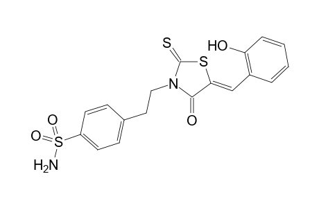 (Z)-4-(2-(5-(2-Hydroxybenzylidene)-4-oxo-2-thioxothiazolidin-3-yl)ethyl)benzenesulfonamide