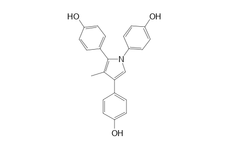 1,2,4-Tris(4-hydroxyphenyl)-3-methyl-1H-pyrrole